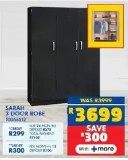 Russells Sarah 3 door robe offer