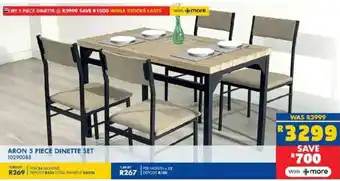 Russells Aron dinette set offer