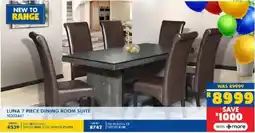 Russells Luna dining room suite offer