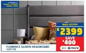 Russells Florence queen headboard offer