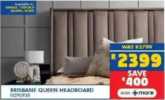 Russells Brisbane queen headboard offer