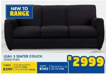 Russells Leah 3 seater couch offer