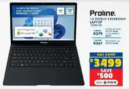 Russells Proline 14 intel celeron laptop offer