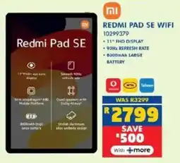 Russells Redmi Pad SE WiFi offer