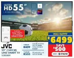 Russells JVC 55" 140cm UHD Smart TV offer