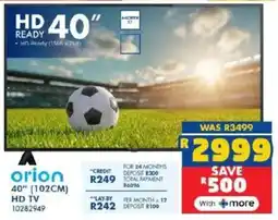 Russells Orion 40" 102cm HD TV offer