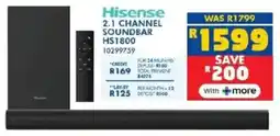 Russells Hisense 2.1 channel soundbar offer