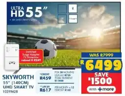 Russells Skyworth 55" 140cm UHD Smart TV offer