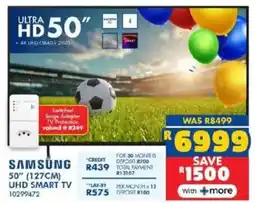 Russells Samsung 50" 127cm UHD Smart TV offer