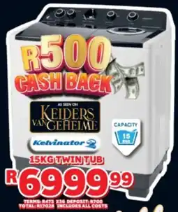 Lewis Kelvinator twin tub offer