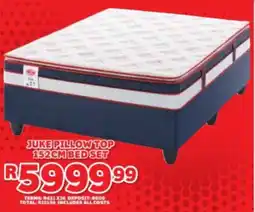 Lewis Juke pillow top bed set offer