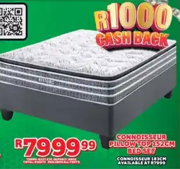 Lewis Restonic connoisseur pillow top bed set offer