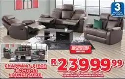 Lewis Chapman 3-motion lounge suite offer