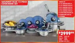 Lewis Gourmet blue cookware set offer