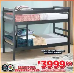 Lewis Cardiff mk2 double bunk bed offer