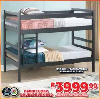 Lewis Cardiff mk2 double bunk bed offer