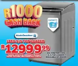 Lewis Kelvinator s/s top loader offer