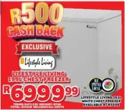 Lewis Lifestyle living chest freezer offer