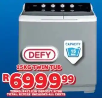 Lewis Defy twin tub offer