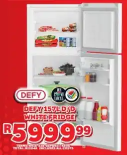 Lewis Defy d/d white fridge offer