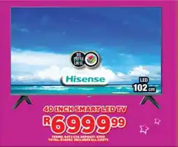 Lewis Hisense 40 inch smart led tv offer
