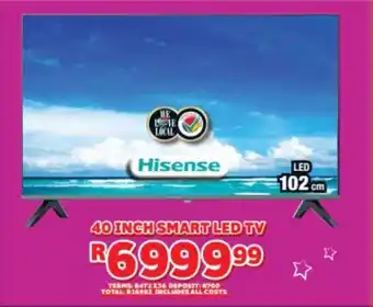Lewis Hisense 40 inch smart led tv offer