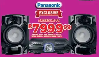 Lewis Panasonic ak520 hi-fi offer