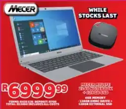 Lewis Mecer mylife 2140 notebook +128gb ssd offer