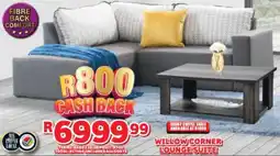Lewis Willow corner lounge suite offer