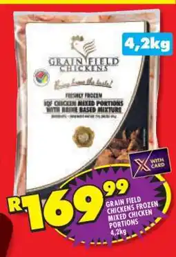 Shoprite GRAIN FIELD CHICKENS FROZEN MIXED CHICKEN PORTIONS 4,2kg offer