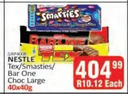 KitKat Cash and Carry Nestle Tex/Smarties/Bar One Choc Large offer