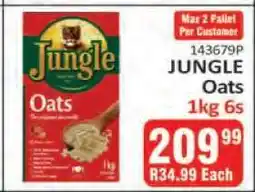 KitKat Cash and Carry JUNGLE Oats 1kg 6s offer