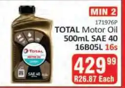 KitKat Cash and Carry TOTAL Motor Oil offer