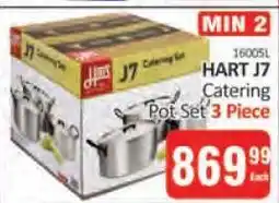KitKat Cash and Carry HART J7 Catering Pot Set 3 Piece offer