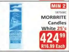 KitKat Cash and Carry MORBRITE Candles White 25's offer