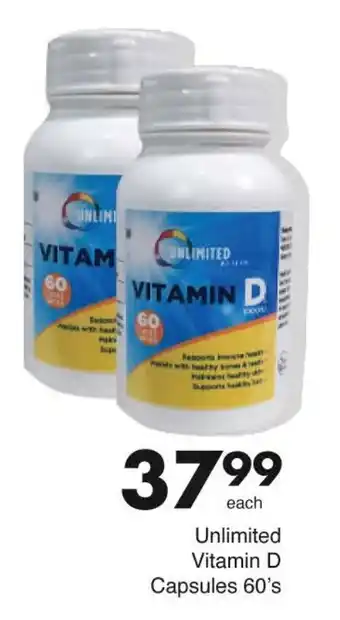 Save Unlimited Vitamin D Capsules offer