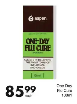 Save One Day Flu Cure offer