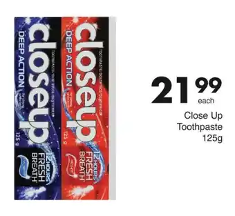 Save Close Up Toothpaste offer