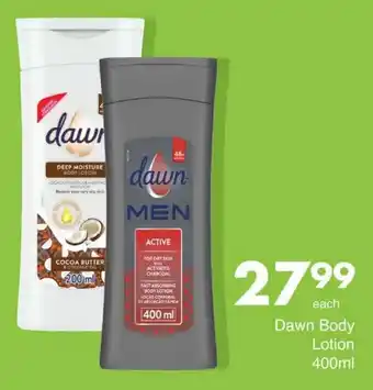 Save Dawn Body Lotion offer
