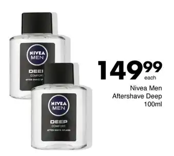 Save Nivea Men Aftershave Deep offer