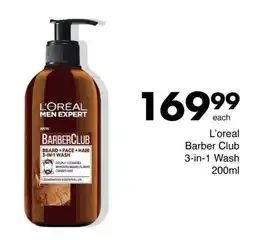 Save L'oreal Barber Club 3-in-1 Wash offer