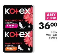 Save Kotex Maxi Pads offer