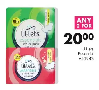 Save Lil Lets Essential Pads offer