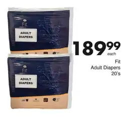 Save Fit Adult Diapers offer