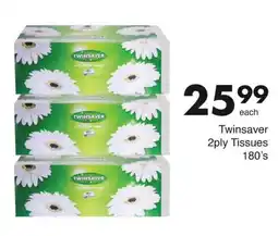 Save Twinsaver 2ply Tissues offer