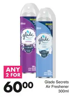 Save Glade Secrets Air Freshener offer