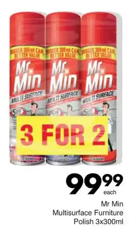 Save Mr Min Multisurface Furniture Polish offer