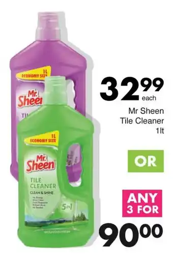 Save Mr Sheen Tile Cleaner offer