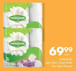 Save Twinsaver 2ply Mini Toilet Rolls offer