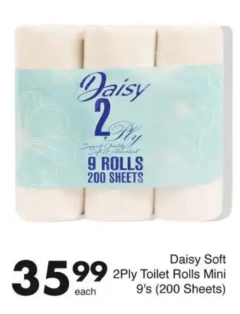 Save Daisy Soft 2Ply Toilet Rolls Mini offer